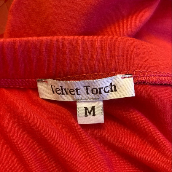 VELVET TORCH Red Lightweight Knit Bodycon Pencil Skirt - Picture 6 of 7